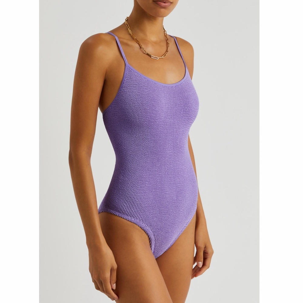 Hunza G Lilac One Piece Swimsuit